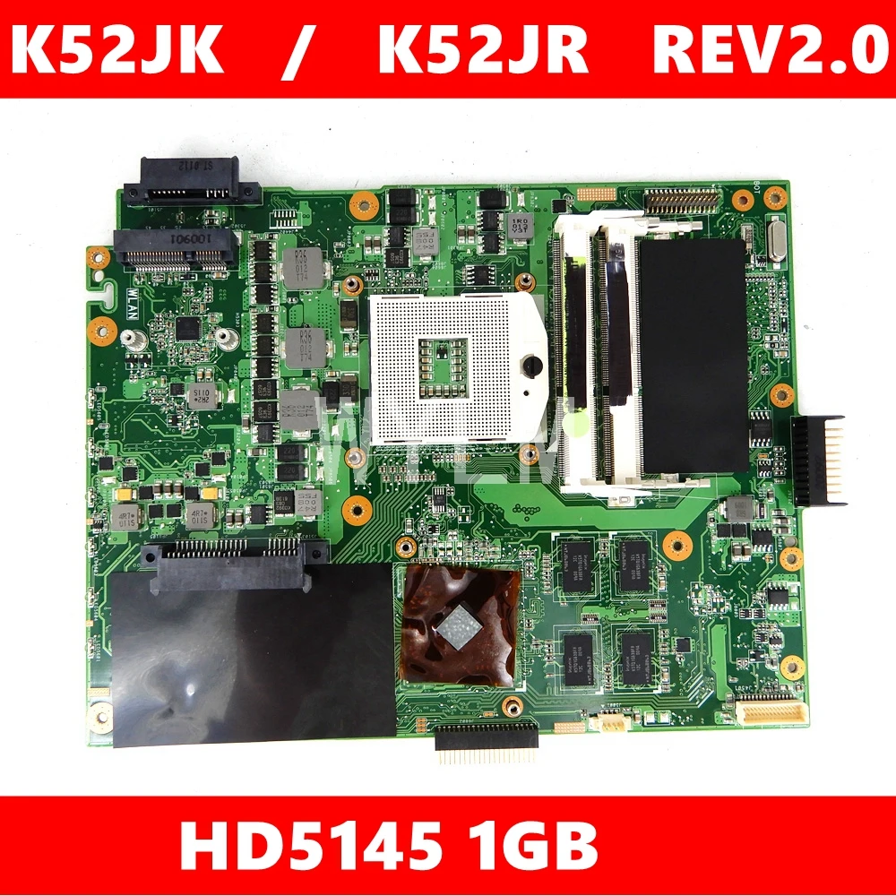 Материнская плата K52JK HD5145 1 ГБ для ASUS A52J X52J K52J K52JE JB JU JT K52JR REV2.0 материнская ноутбука