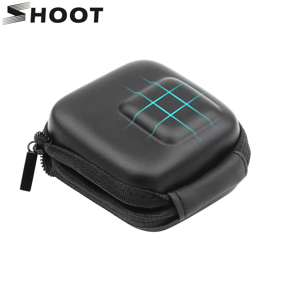 Защитный Мини-чехол EVA для GoPro Hero 8, 7, 6, 5, черный, серебристый, белый, ящик для хранения камеры для Go Pro Hero 7, 6, 5, аксессуары