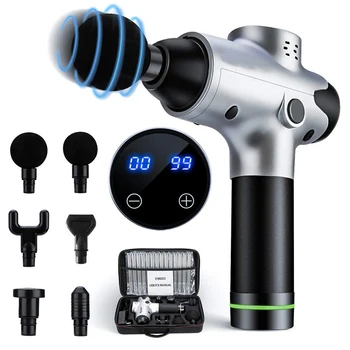 

Tissue Massage Gun Muscle Massager Muscle Pain Management after Training Exercising Body Relaxation Slimming Shaping Pain Relief