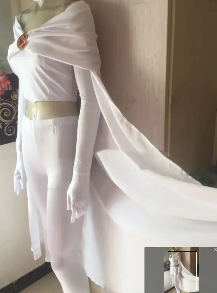 Personalizar X-Men White Queen Emma Frost Cosplay Outfit