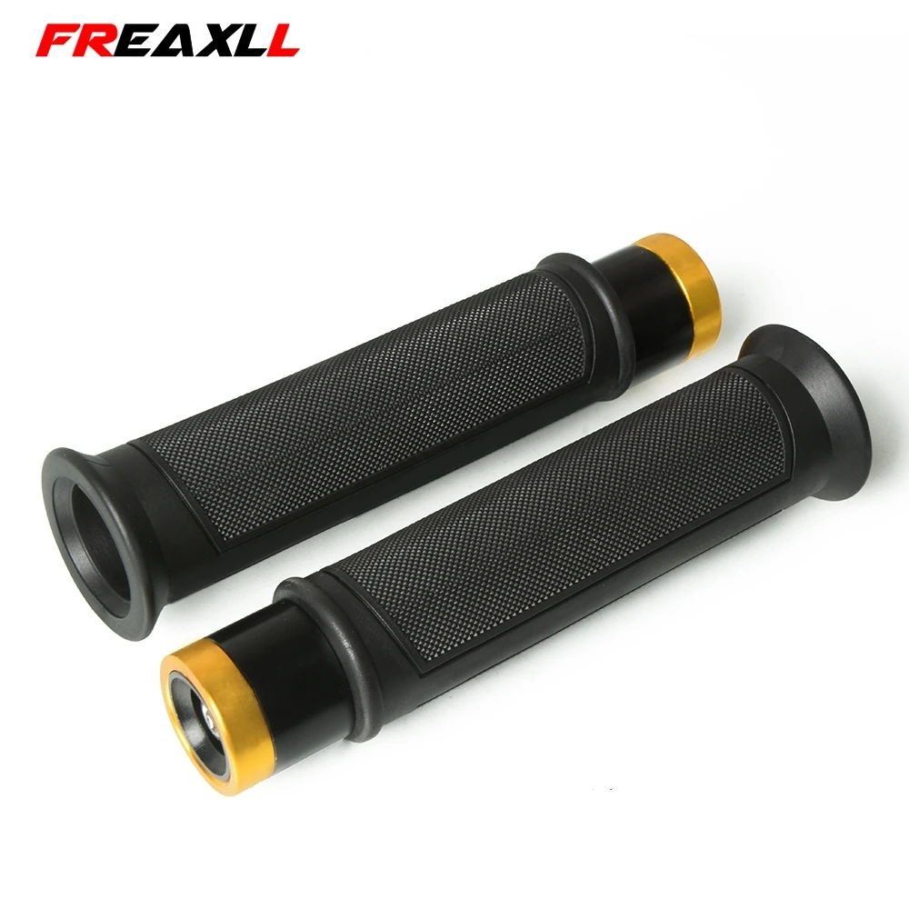 Для DUCATI MONSTER600 M600 M620 MONSTER620 MONSTER 600 620 22 мм 7/8 ''Новая противоскользящая ручка ручки руля - Color: Gold With LOGO