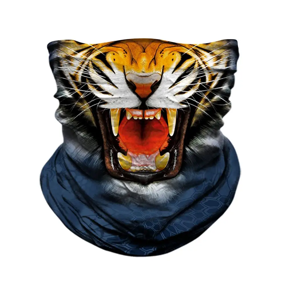 

3D Cycling Neck Motorcycle Face Mask ANTI-UV 40 Protective Wind Cap Balaclava Tactical Face Shield Mascara Ski Mask