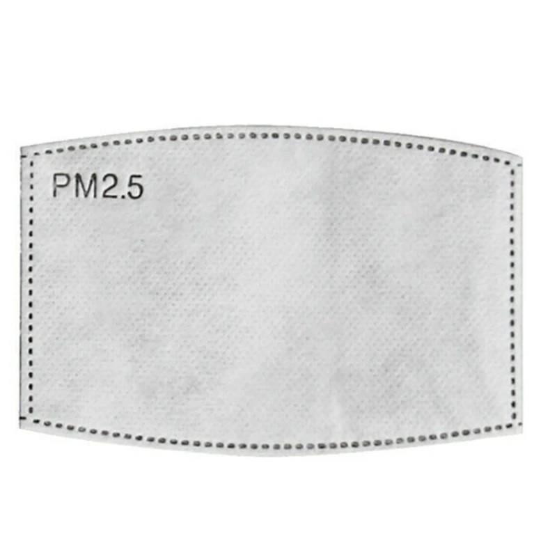 

Hot 3C-200Pcs Replaceable Mask Gasket PM2.5 Anti-Fog Mask 5 Layer Nonwoven Adult Activated Carbon Sheet