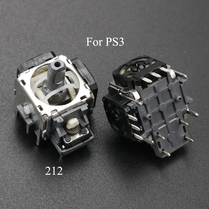 PS3 3Pin 2 шт. OEM 3D аналоговый джойстик ручки 3 4Pin для sony Dualshock 4 3 2 PS2 PS3 PS4 Xbox One 360 контроллер замена - Цвет: PS3 3Pin