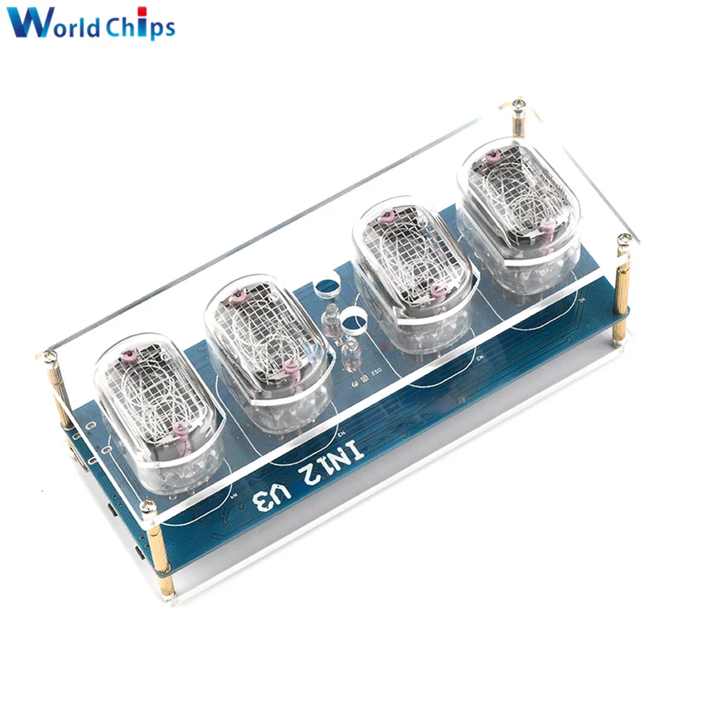 Nixie Tube Micro Usb 5v 1a Digital Led Clock Circuit Board Pcba In12 In ...