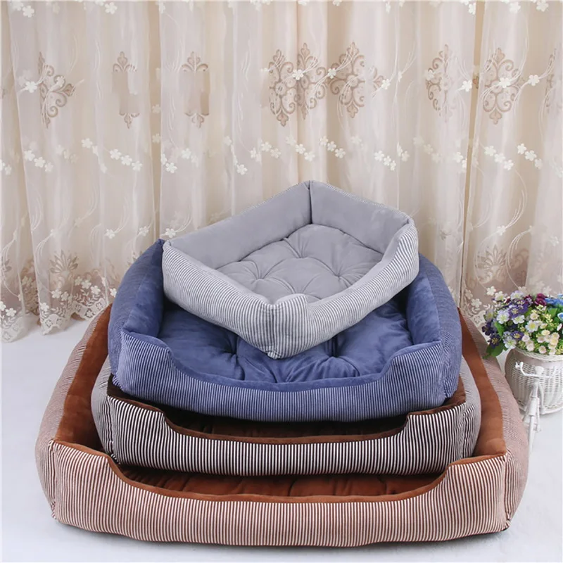 Dog Bed Mat House Pad Warm Winter Pet Supplies Kennel Soft Dog Puppy Warm Bed Plush Cozy Nest For Small Medium Large Dog