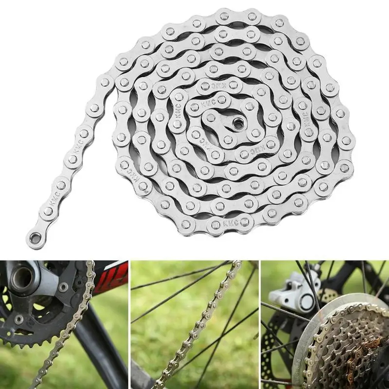 Прочный MTB дорожный велосипед 98 звеньев цепи тонкой работы инвариантной безопасности Открытый велосипед аксессуары 190 мм X 65 мм X 10 мм