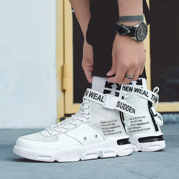 

2020 new summer and autumn new high-top board shoes men's tide shoes Fashion High quality Men's Casual Shoes Zapatillas Hombre
