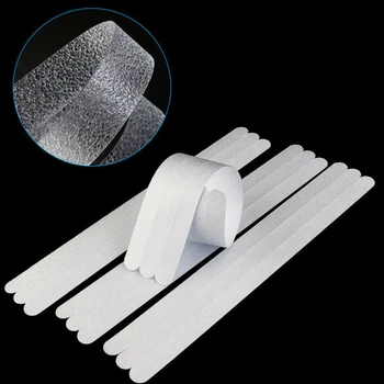 

12pcs Anti Slip Strips Transparent Shower Stickers Bath Safety Strips Non Slip Strips for Bathtubs Showers Stairs Floors