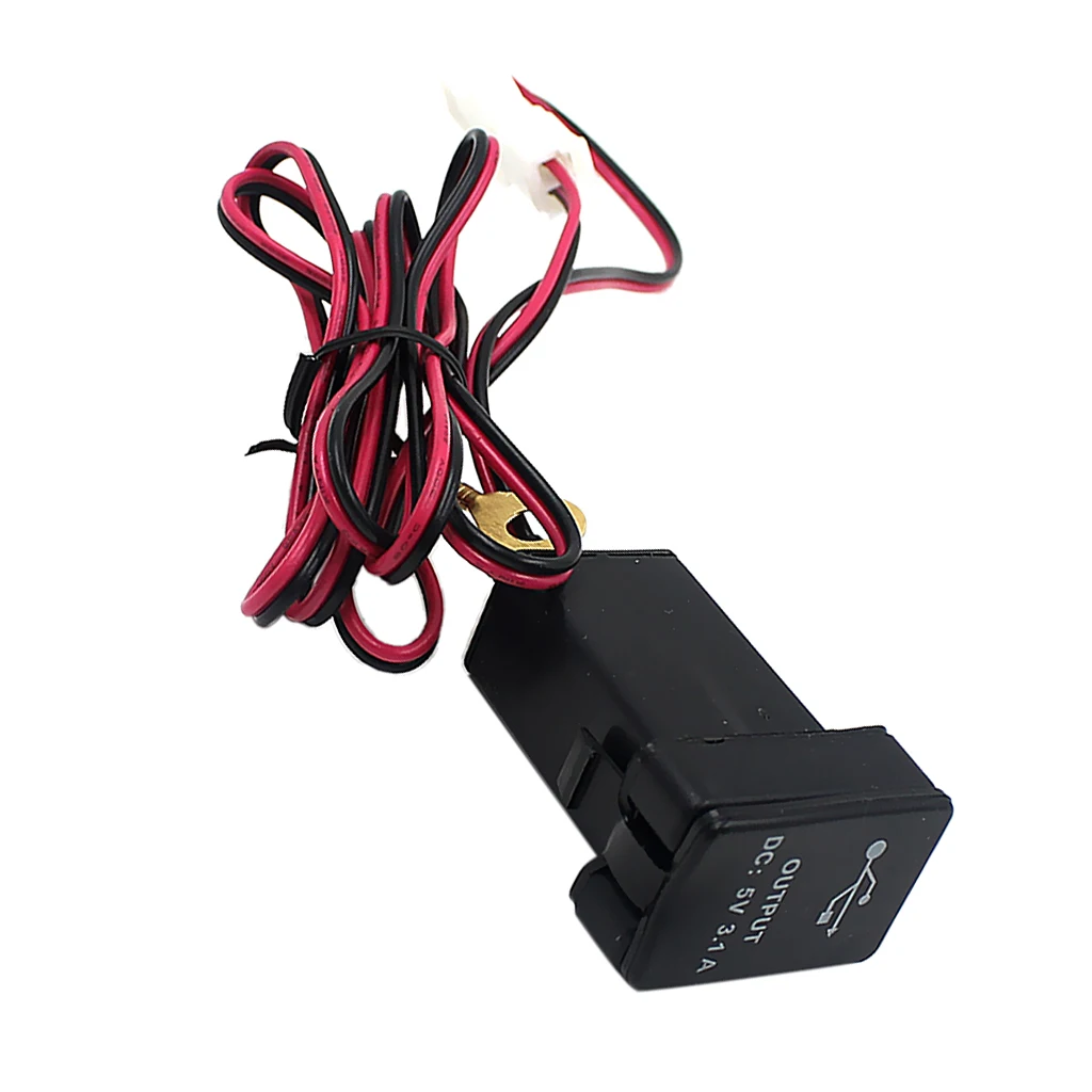 DC 12V 24V USB зарядное устройство гнездо сотового телефона gps MP3 зарядное устройство адаптер для Toyota Prado RAV4