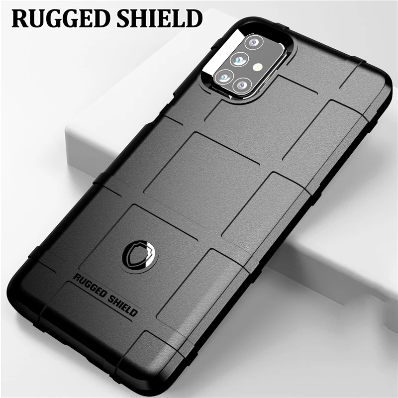 For Samsung Galaxy M31s Case Armor Rugged Shield TPU Silicone Back Cover for M31S Coques Capa | Мобильные телефоны и