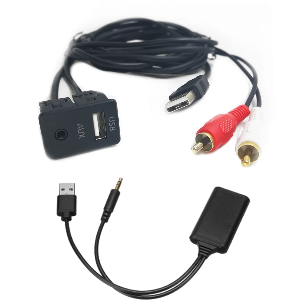 

Biurlink Car Audio Bluetooth Kit Modify AUX USB Bluetooth Adapter USB AUX Extension Cable for Pioneer Alpine Sony Radios