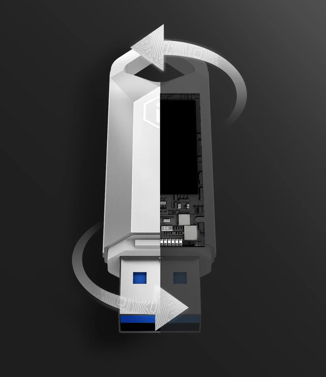 Xiaomi IQUNIX Aomr2 металлический U диск 420 м/с высокоскоростным чтения Usb 3,0 SSD уровень производительности алюминиевый сплав корпус Портативный U диск