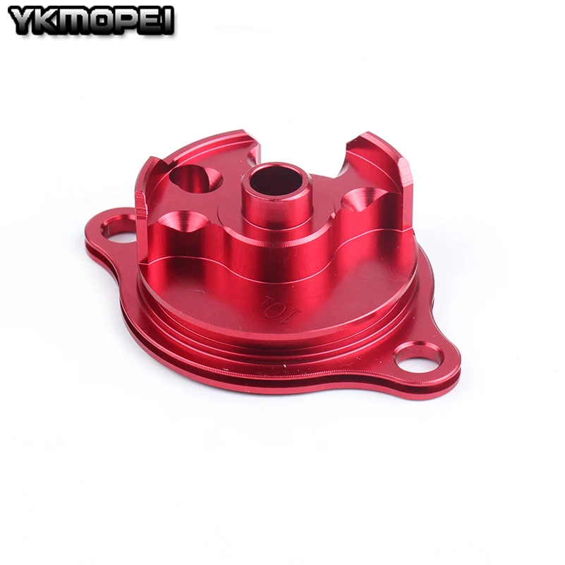 CNC масляный фильтр очиститель Крышка ДЛЯ CRF 250R CRF250R 10-16 Байк мотокросс мотоцикл