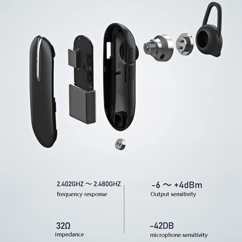 New REMAX RB T28 High Fidelity Stereo Noise Handsfree Wireless Bluetooth Business Headset Stereo Noise Reduction Outdoor Sports