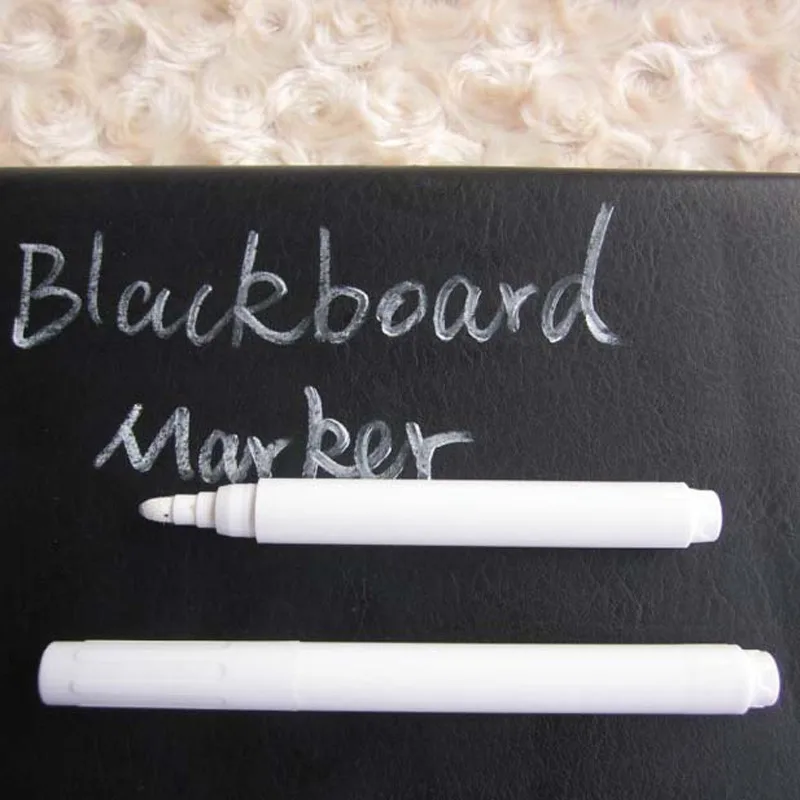 White Liquid Chalk Pen Marker Glass Windows  White Chalk Marker Blackboard  - Chalk - Aliexpress