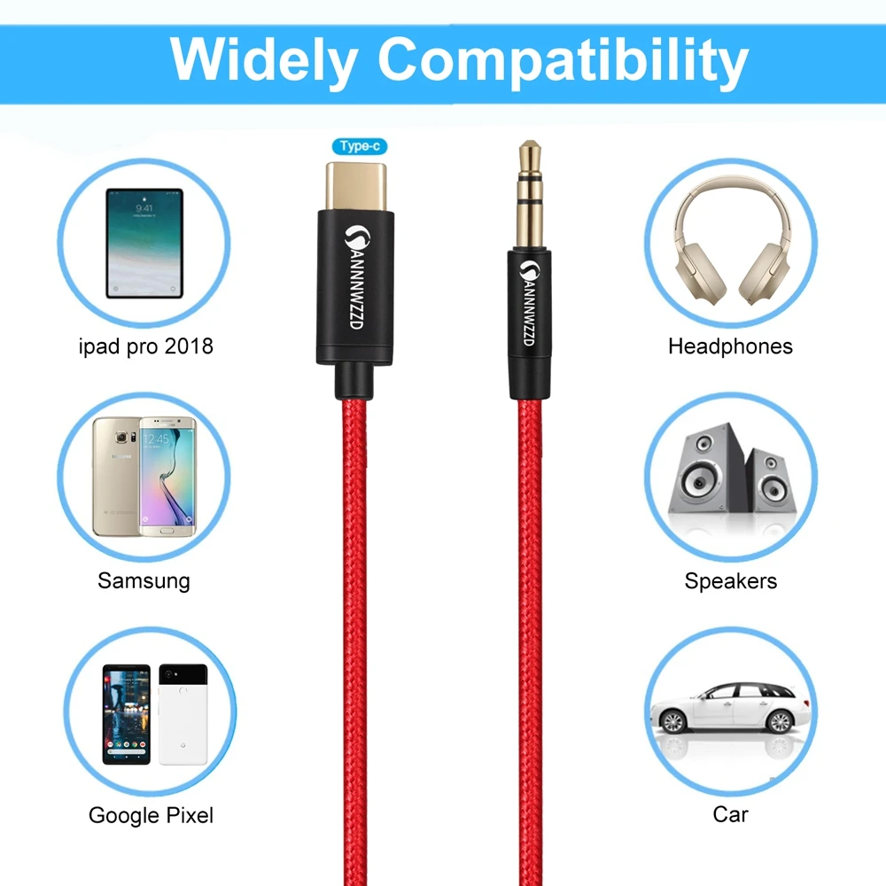 USB Type C Car AUX Audio Cable to 3.5mm Jack Female Speaker Cable 1.2M For Headphone Headset AUX Cord For Xiaomi Huawei Samsung USB Type C Car AUX Audio Cable to 3.5mm Jack Female Speaker Cable 1.2M For Headphone Headset AUX Cord For Xiaomi Huawei Samsung