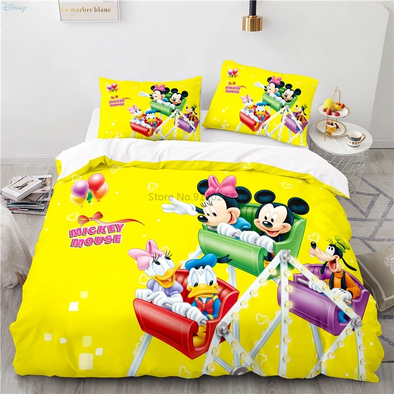 Popular Mickey Mouse Donald Duck Printed Duvet Cover Set With Pillowcase 3d  Bedding Set For Boys Girls Children Adult Home Decor - Bedding Set -  AliExpress