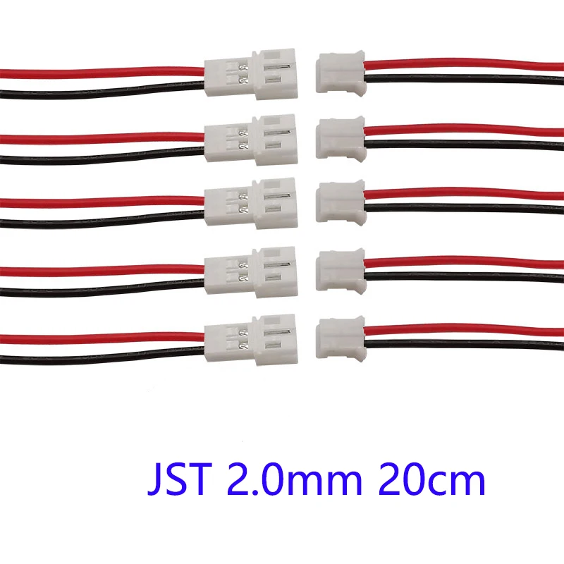 Lote De 120 Conectores JST XH 2.54 De 3 Pines | Cable De 150 Mm | Para Tiras LED, Baterías RC Y Juguetes | 60 Pares Hembra/macho