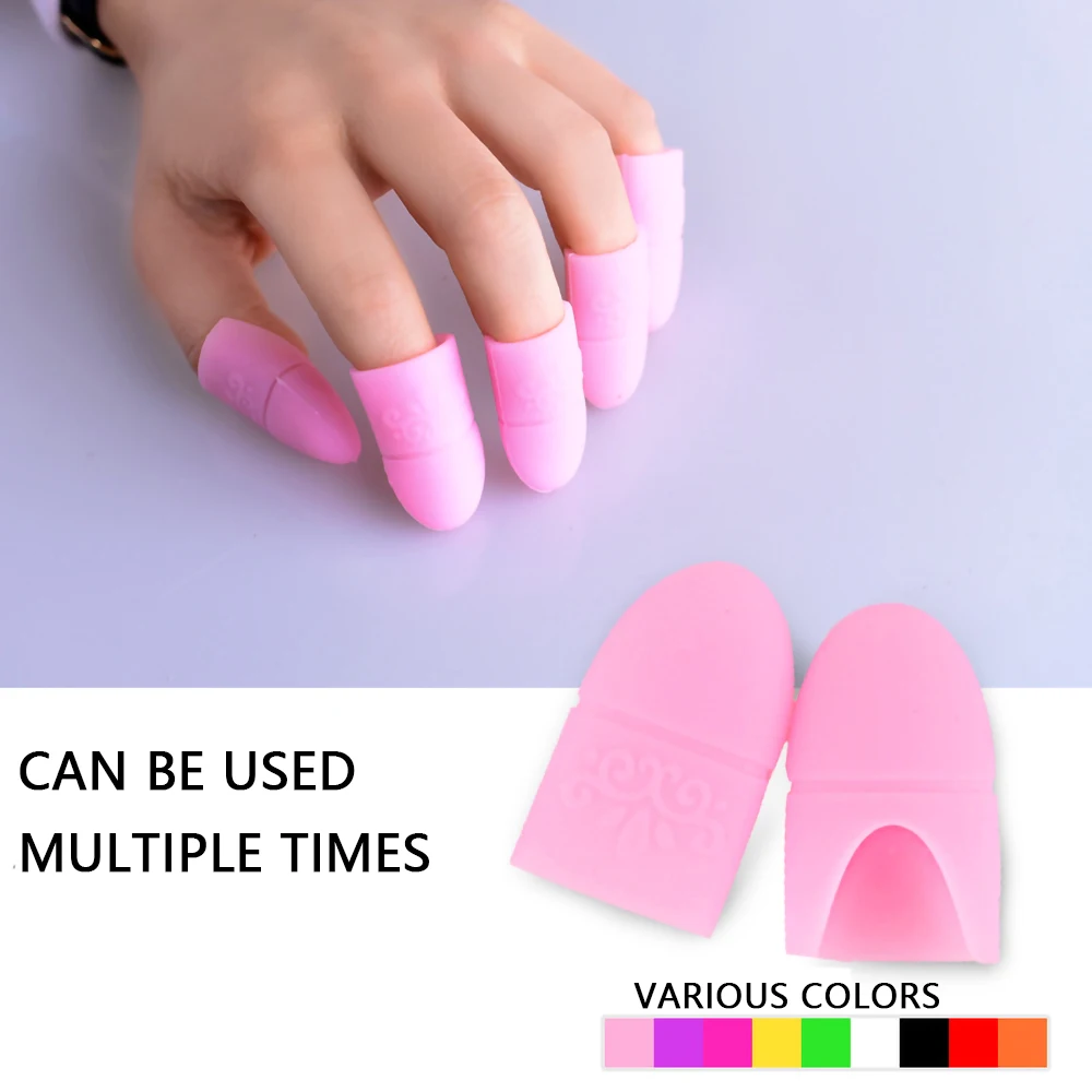 Nail Removal Cover with Soft Silica Gel for High Elastic Circulation of Nail Covers for Nail 4