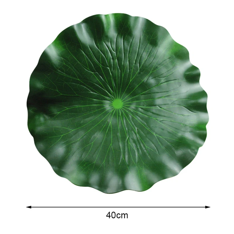 1 шт. Искусственный Поддельный лотос лист имитация водяного лилии лист плавающий цветок садовый бассейн, пруд орнамент украшение дома Craetive
