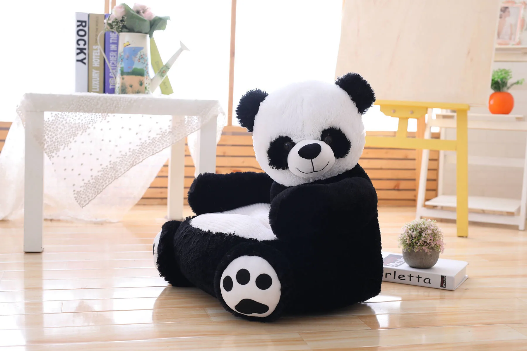 CHILDREN'S Cartoon Plush Sofa Creative Cute Panda Tatami Plush Toys Manufacturers Direct Selling