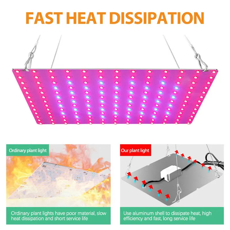 169/81 LED Grow Light Panel Full Spectrum Phyto Lamp Hydroponic Indoor Veg Flower Plant | Лампы и освещение