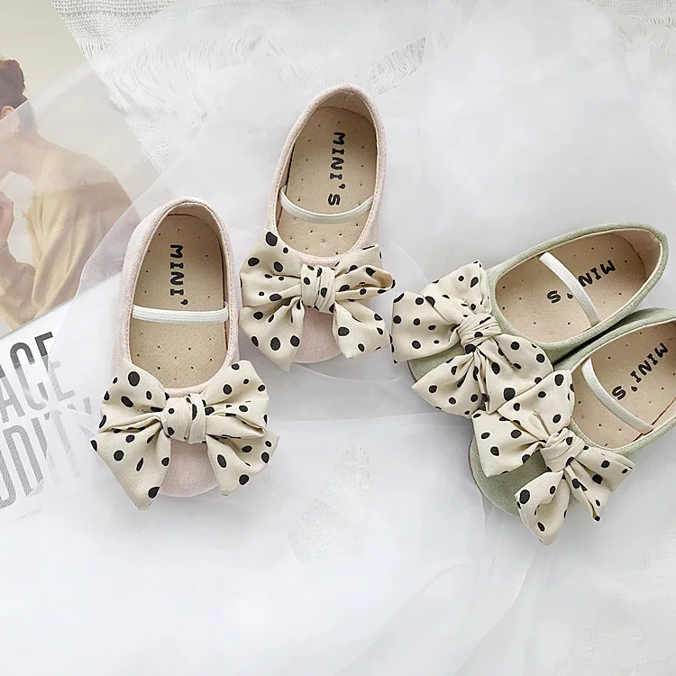 

Autumn New Korean Girl Shoes Baby Lovely Bow-knot Princess Shoes Soft-soled Shallow-mouthed Single Shoes for Baby Performance