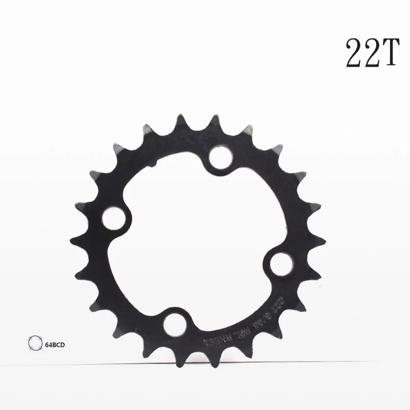 22T Цепь MTB горный велосипед 104BCD 8/9 скорость 22T 32T 42T шатуны зубная пластина части 104 BCD костюм для Prowheel шатуны - Цвет: 22T