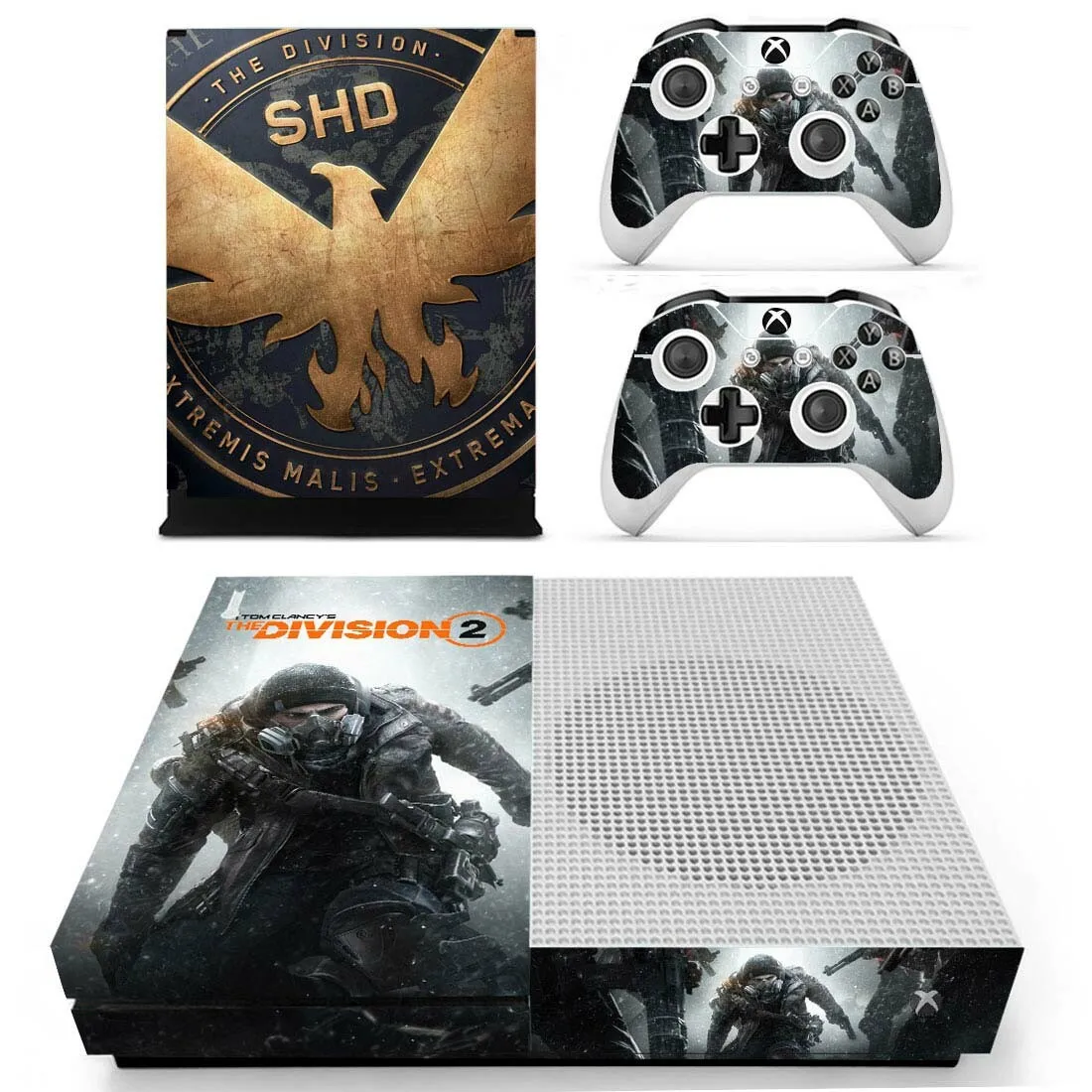 The Division 2 наклейка для Xbox One S консоль и Kinect и контроллеры для Xbox One Slim Skins наклейка s