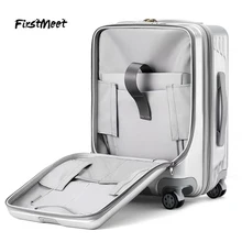 Деловой поездки стильный чемодан высококачественный величественный багаж на колёсиках 20 дюймов PC Путешествия подходит для коротких поездок тележка чехол