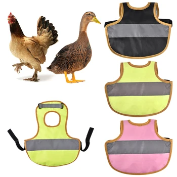 

Pet Reflective Vest Chicken Clothes For Chicken And Duck Pet Safety Vest Poultry Hen Saddle Apron Feather Protection Holder