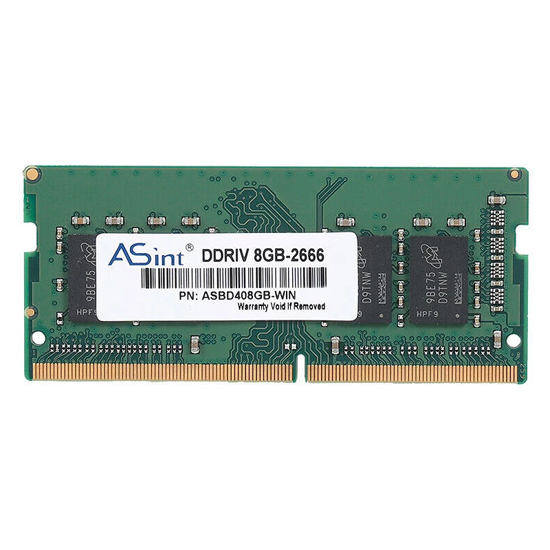 

ASint DDR4 8GB 2666MHz Laptop Memory 240Pin Low Power Consumption Notebook RAM Dimm