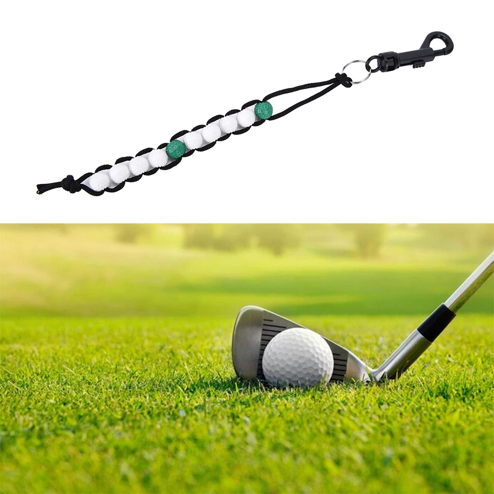 

1pc Golf Scorer Plastic Wrist Scorecard Golfs Scoring Device Bead Chain Counter Clicker Ball Keeper Golf Accessories