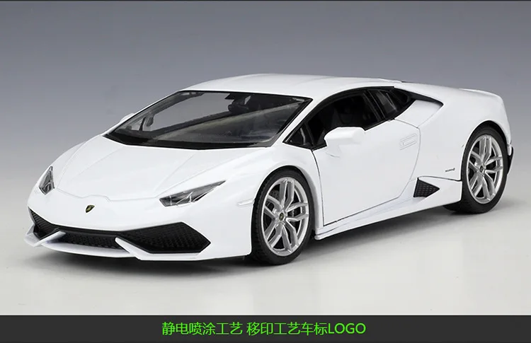 Welly 1:24 Lamborghini Huracan LP610 сплав модель автомобиля Diecasts& игрушечные транспортные средства коллекционные подарки не-пульт дистанционного управления Тип транспортная игрушка
