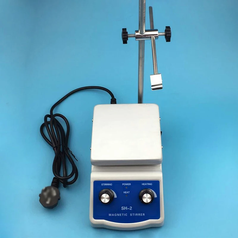 

220V SH-2 Digital Lab Thermostatic Hot Plate Magnetic Stirrer Mixer 12*12cm