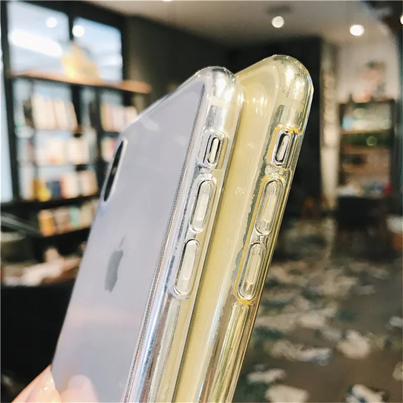 Lovebay сплошной карамельный цвет чехол для телефона для iPhone 11 7 8 6 6s Plus X XR XS Max 11Pro Max прозрачный мягкий ТПУ чехол-накладка