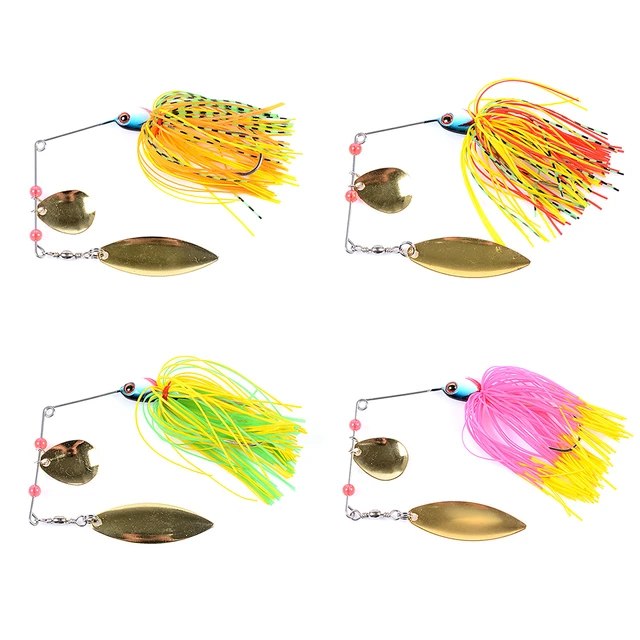 Señuelos de pesca artificiales Wobblers para lucio, Spinners, cuchara,  cebo, aparejos de Lucio, lentejuelas de Metal, Spinnerbait, accesorios de  pesca] - AliExpress