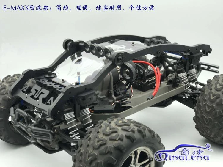 TRAXAS E MAXX roll cage|Parts 