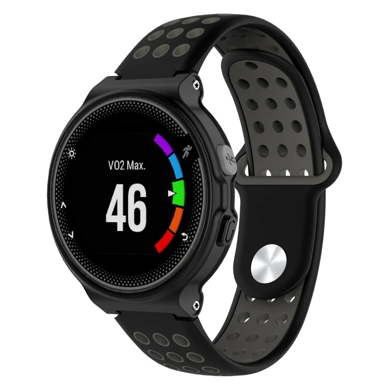 Силиконовый ремешок для часов Ремешок для смарт-часов Garmin Forerunner 220 230 235 620 630 735 Универсальный вентиляционные отверстия наручных Watchbend