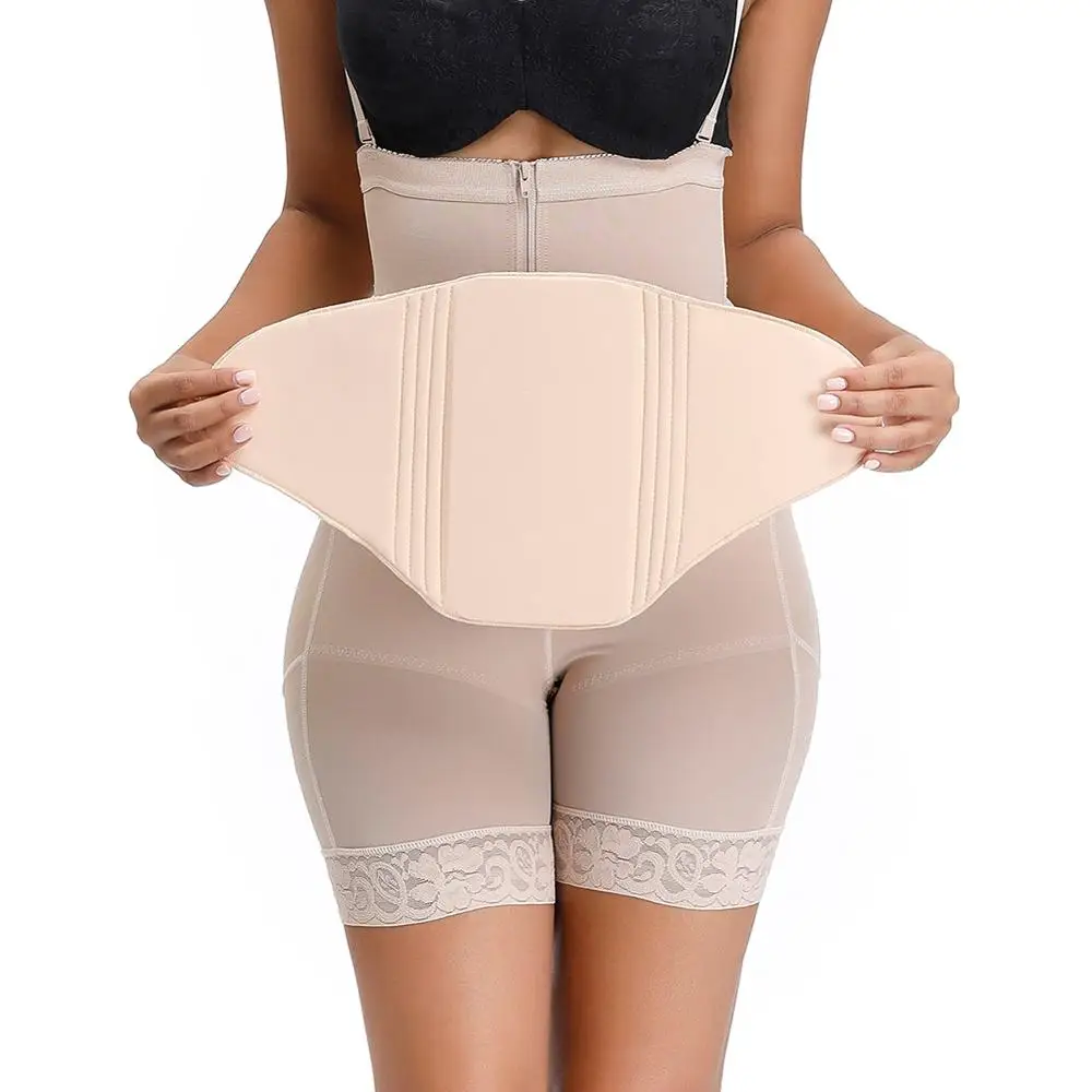 

Women Body Shaper Beige Postpartum Recovery Compression Abdominal Board Tummy Tack Flattening Faja Ab Board After Liposiction