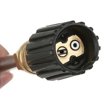 

New With 1/4 fast plug High Pressure Water Gun Gun Nozzle Adjustable Stragiht Line 2 Hole Car Washer Gun Head Car Accessories