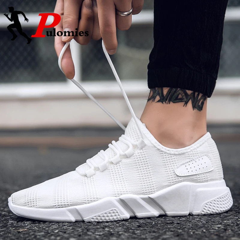 

New Man Tennis Shoes Light Shoes Breathable Mesh Sneakers Men Casual Shoes Platform Sneakers Men Sport Shoes Running Footwear
