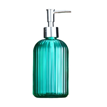 

Refillable Soap Dispenser with Rust Proof Pump Glass Hand Soap Dispenser 28TA