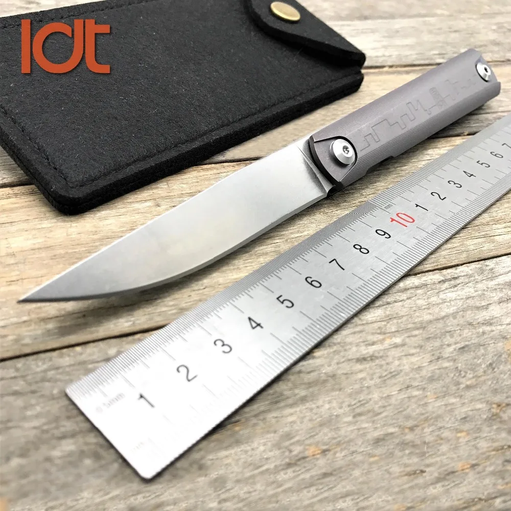 LDT Zebra MS2 складной нож S35VN лезвие из титана TC4 Ручка Ножи Керамический шарикоподшипник тактический нож для выживания походный Нож EDC инструмент