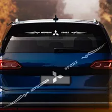 

3 color car decal waterproof reflective laser body full sticker for Mitsubishi outlander xl 3lancer Pajero 4l200 accessories
