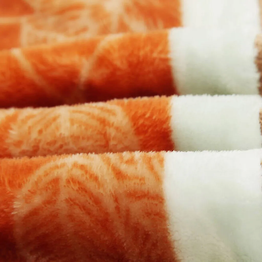 Смешные Спортивный Одеяло зимой тепло и комфорт при ношении Двусторонняя фланелевая Обёрточная бумага Одеяло для рисования идеально круглых гамбургер полотенца-покрывала