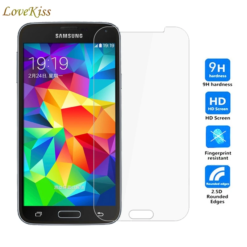 Para Samsung Galaxy A3 A5 A7 J1 J5 J3 (6) 2015 A500 i9600 i9300 i9190 S3 S4 S5 Mini S6 caso de cristal templado de cine Protector de pantalla