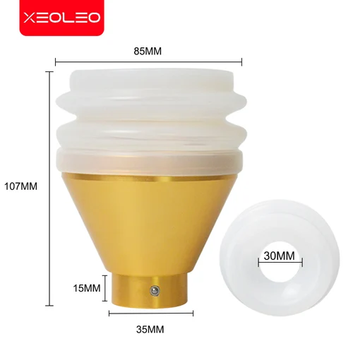 Xeoleo 커피 그라인더 블로우 호퍼 알루미늄 커피 호퍼 다른 그라인드 기계에 적합 35mm 직경 4
