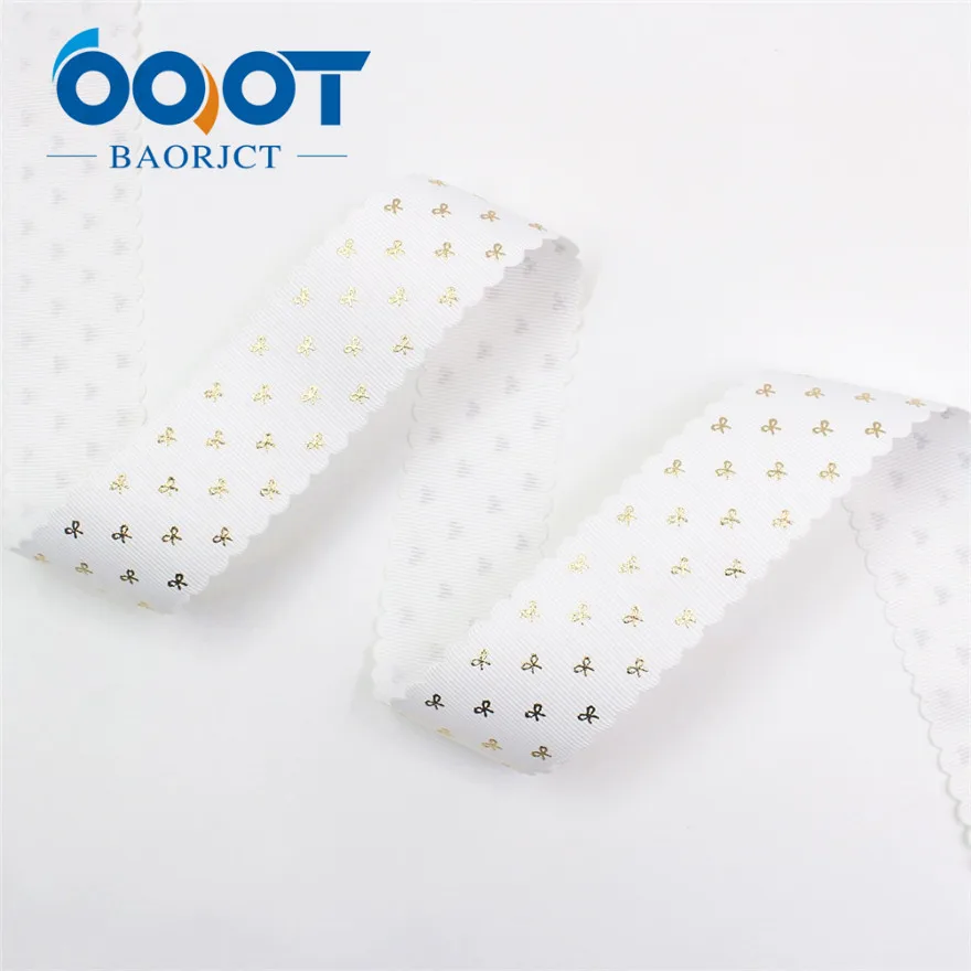 OOOT BAORJCT I-19729-1747, 38 мм, 10 ярдов сплошной цвет горячего тиснения лук-узел корсажные ленты, лук крышка DIY аксессуары украшения - Цвет: I-19729-1754